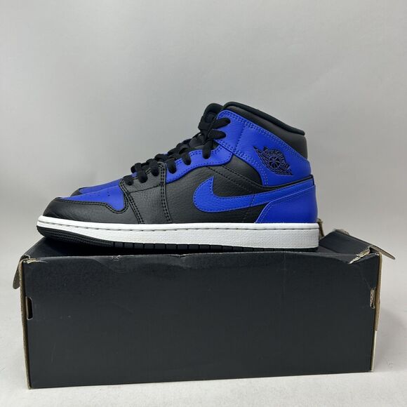 Nike Shoes Air Jordan 1 Mid Retro “Hyper Royal” 2023 - Picture 6 of 8